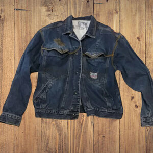 vintage "Get Used by Elie" denim jacket
